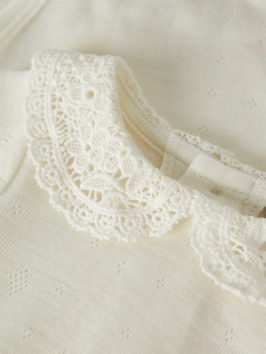 name it baby WANG Ull Body m/Krage – Snow White | Torgunns Barneklær AS