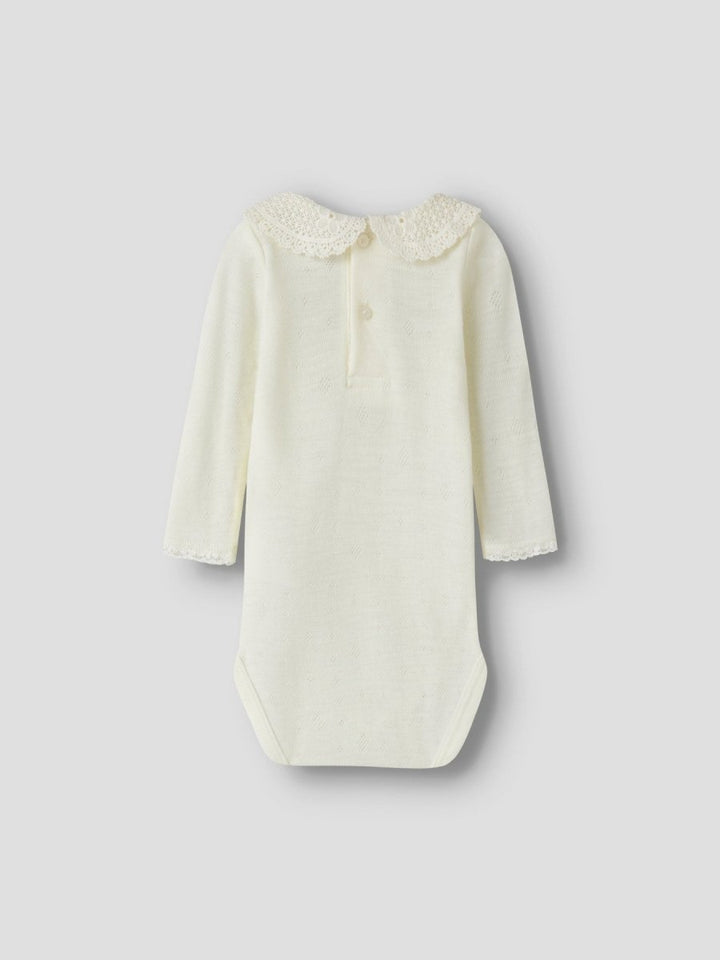 name it baby WANG Ull Body m/Krage – Snow White | Torgunns Barneklær AS
