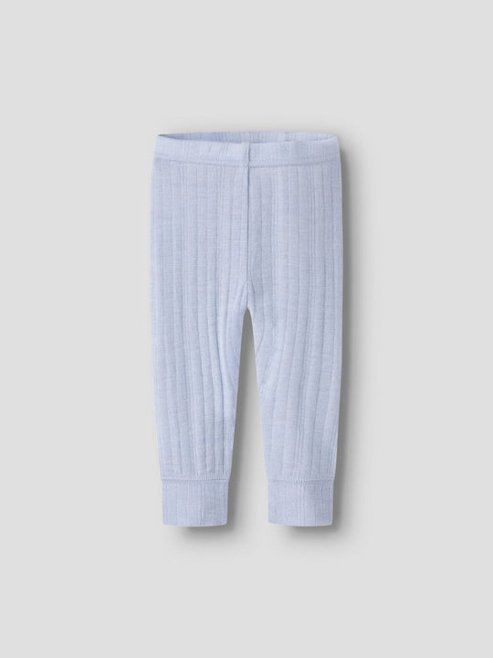 name it baby WANG ull leggings i merinoull – Zen Blue | Torgunns Barneklær AS