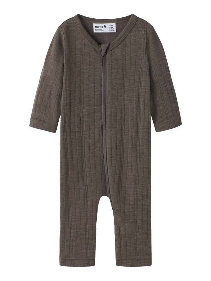 name it baby WANG Ull Nattdrakt – Morel | Torgunns Barneklær AS