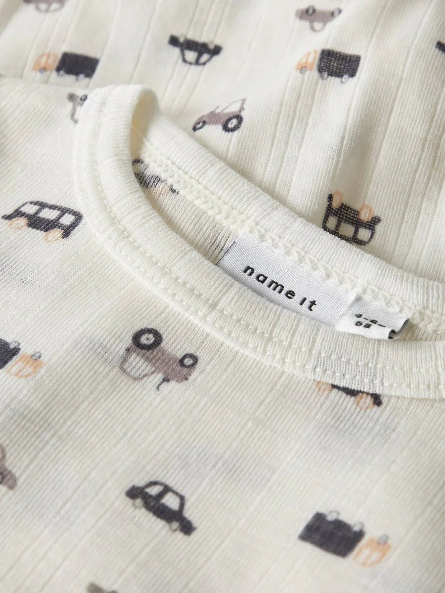 NAME IT NMMWILLIT Wool LS Top Noos XXI Maglietta a Maniche Lunghe, Bianco Neve, 104 Bambino NAME IT NMMWILLIT Wool LS Top Noos XXI Maglietta a Maniche Lunghe, Bianco Neve, 104 Bambino
