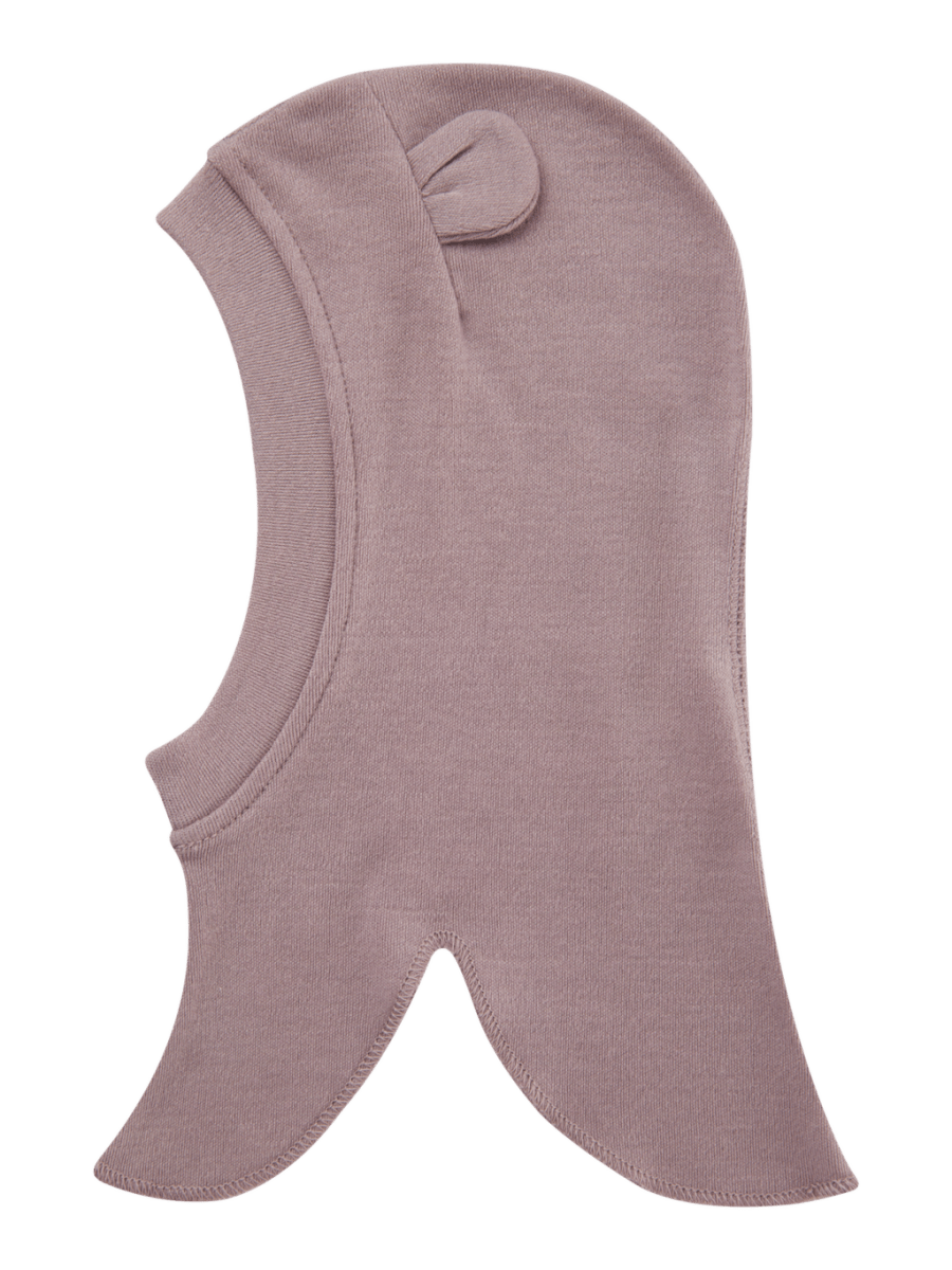 name it baby WILLIT WOOL BALACLAVA W/EARS - Purple Dove | Torgunns Barneklær AS