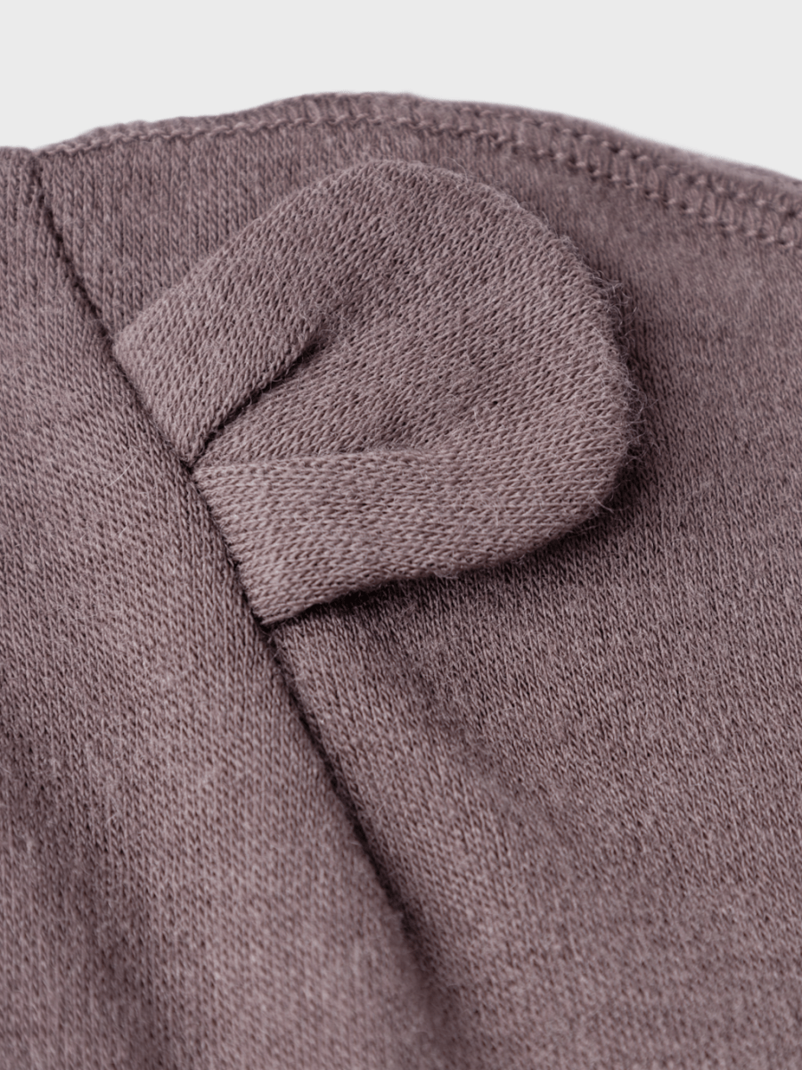 name it baby WILLIT WOOL BALACLAVA W/EARS - Sparrow | Torgunns Barneklær AS