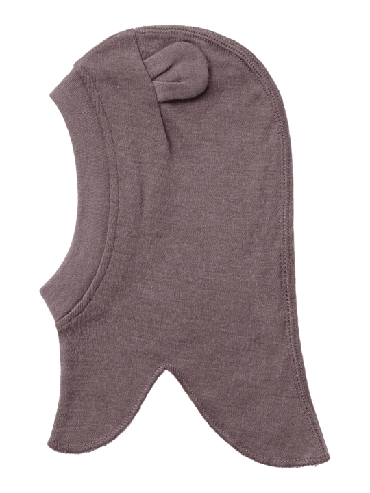 name it baby WILLIT WOOL BALACLAVA W/EARS - Sparrow | Torgunns Barneklær AS