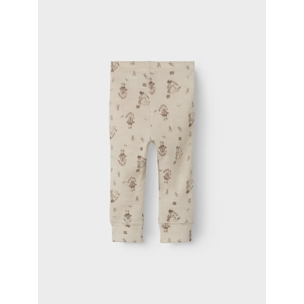 name it baby WILLOS ULL LEGGINGS - Kanin | Torgunns Barneklær AS