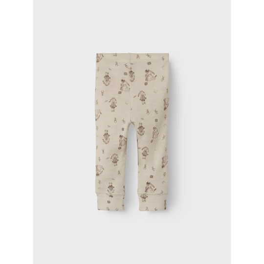 name it baby WILLOS ULL LEGGINGS - Kanin | Torgunns Barneklær AS