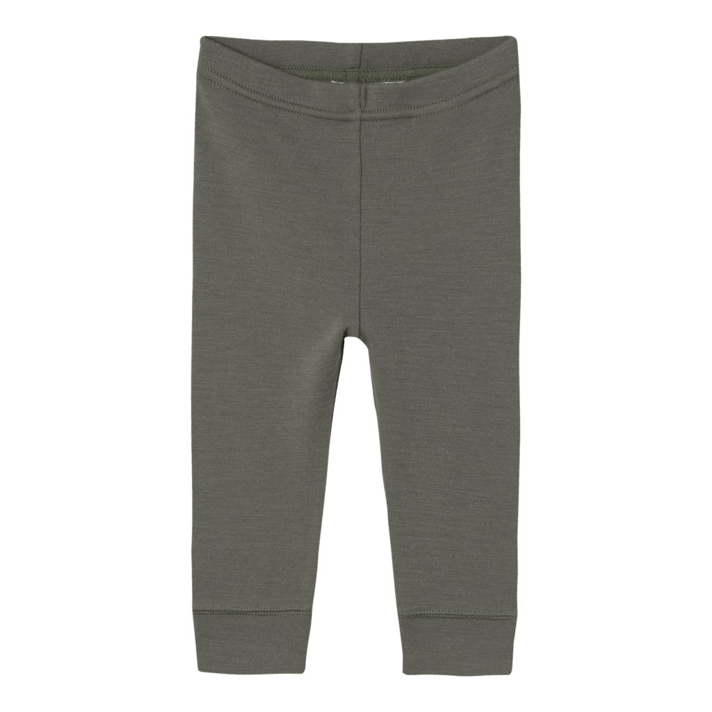 name it baby WILLOW WOOL LONGJOHN - Mulled Basil | Torgunns Barneklær AS