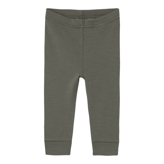 name it baby WILLOW WOOL LONGJOHN - Mulled Basil | Torgunns Barneklær AS