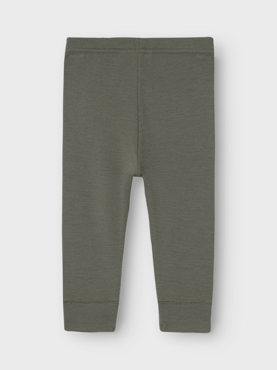 name it baby WILLOW WOOL LONGJOHN - Mulled Basil | Torgunns Barneklær AS