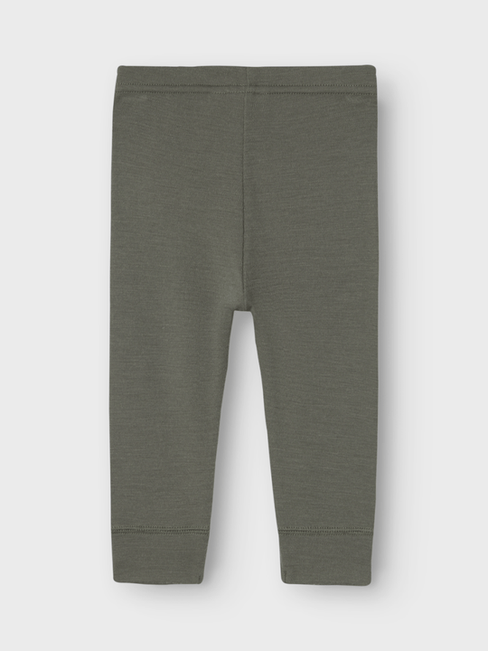 name it baby WILLOW WOOL LONGJOHN - Mulled Basil | Torgunns Barneklær AS