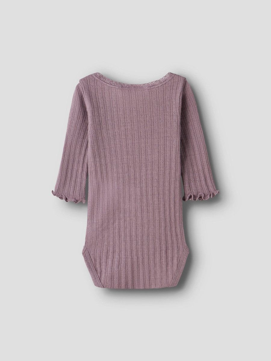name it baby WOSSA Ull/Silke Body - Toadstool | Torgunns Barneklær AS