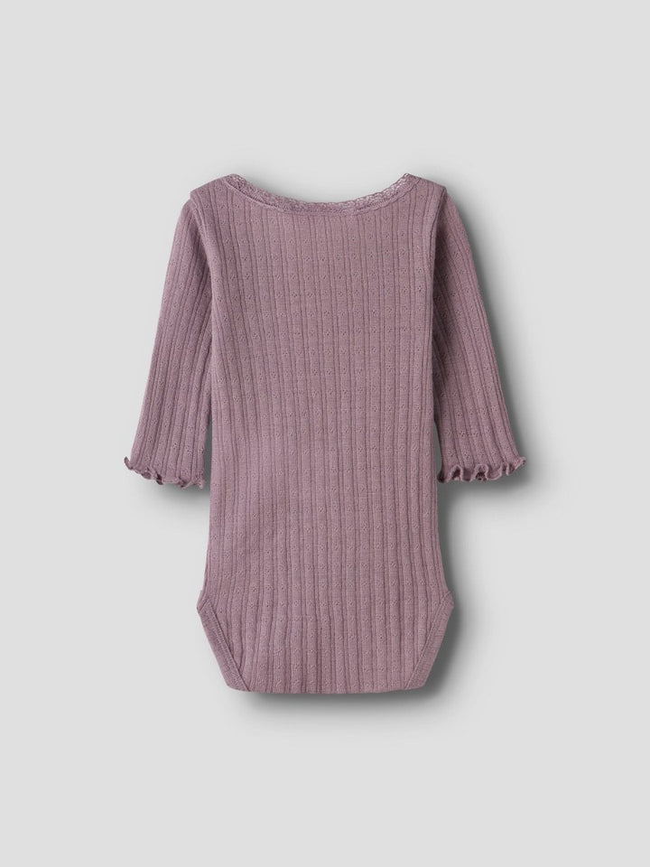 name it baby WOSSA Ull/Silke Body - Toadstool | Torgunns Barneklær AS