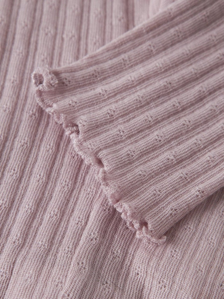 name it baby WOSSA Ull/Silke Leggings - Violet Ice | Torgunns Barneklær AS