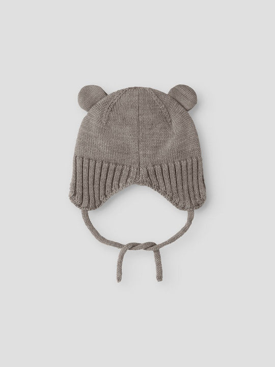 name it baby WRUNI WOOL KNIT HAT - Satellite | Torgunns Barneklær AS