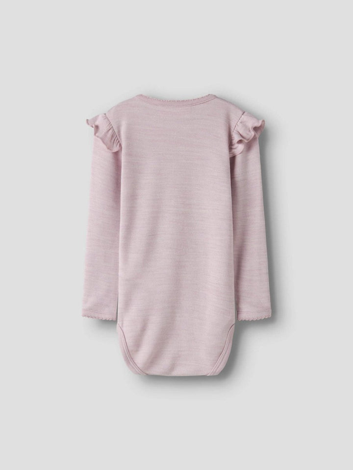 name it baby WYLA Ull/Bambus Body - Violet Ice | Torgunns Barneklær AS
