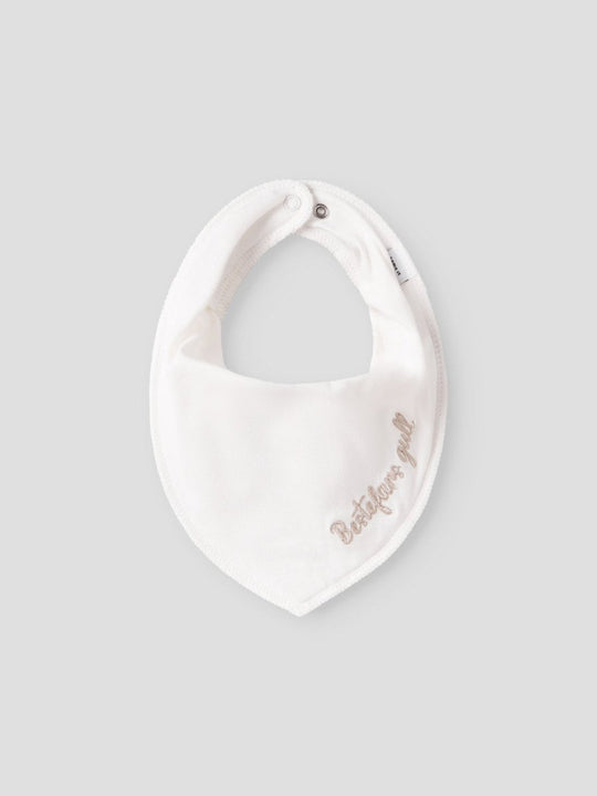 name it baby YATTE SCARF BIB - Snow White | Bestefars gull | Torgunns Barneklær AS