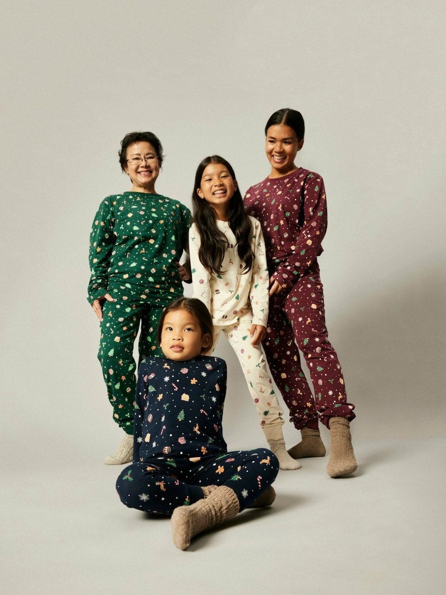 name it family VISMAS JULEPYSJ - Burgundy | Torgunns Barneklær AS