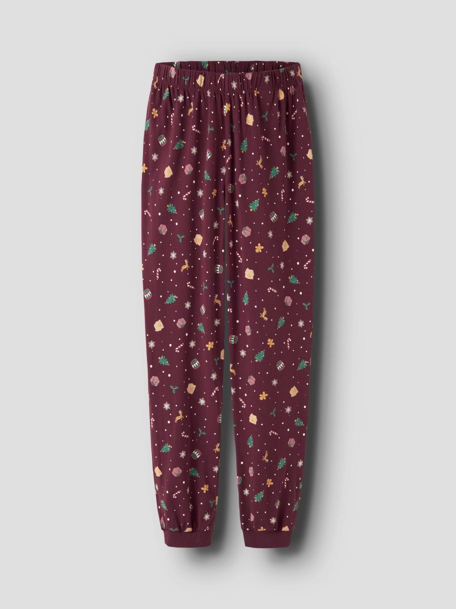 name it family VISMAS JULEPYSJ - Burgundy | Torgunns Barneklær AS