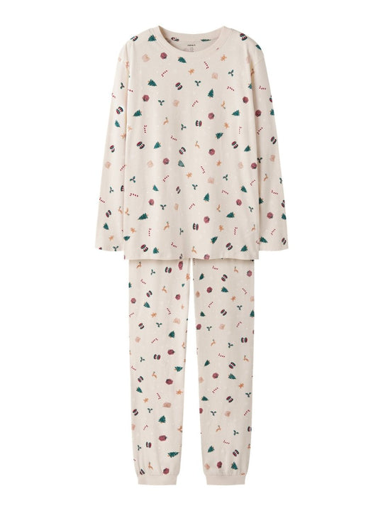 name it family VISMAS JULEPYSJ - Whitecap Gray | Torgunns Barneklær AS