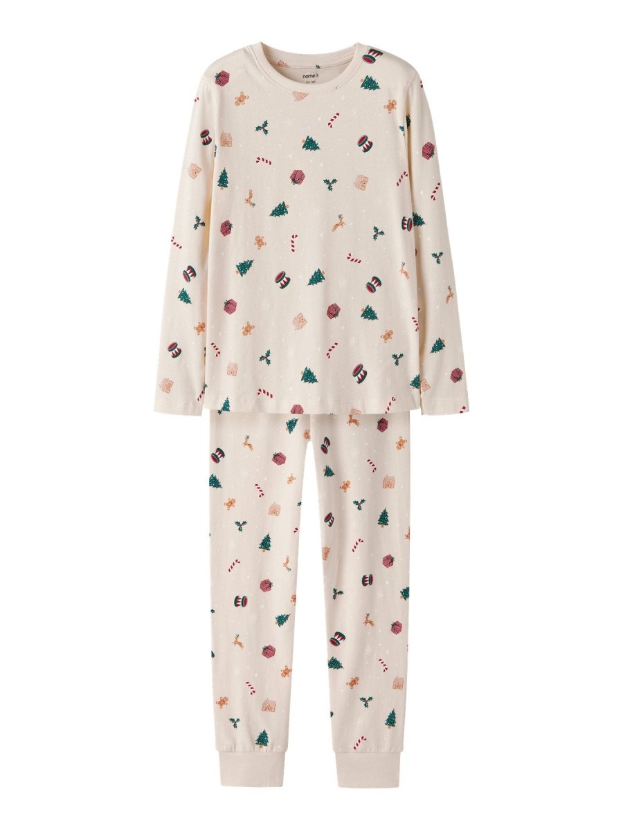 name it kids VISMAS JULEPYSJ - Whitecap Gray | Torgunns Barneklær AS