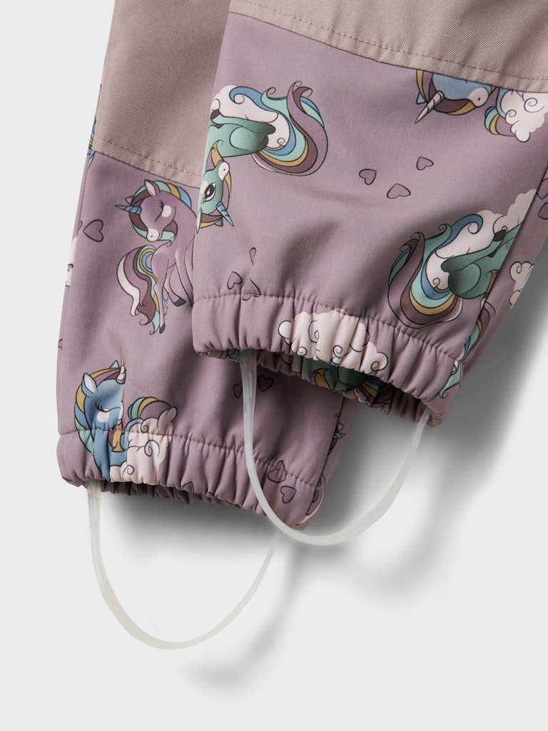 name it mini ALFA08 SOFTSHELL SUIT - Purple Dove | UNICORNS | Torgunns Barneklær AS