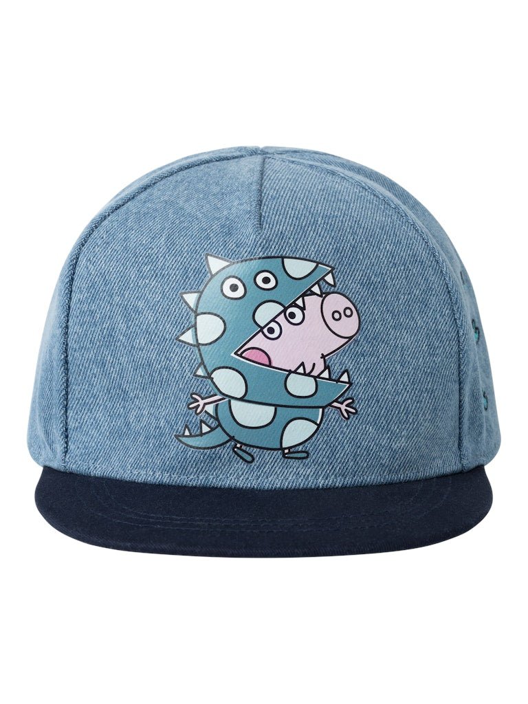 name it mini AMANI PEPPA PIG CAP - Dark Sapphire | Torgunns Barneklær AS
