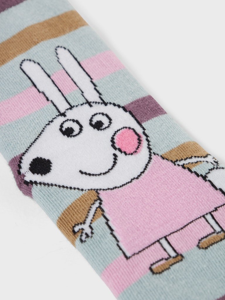 name it mini AMINA PEPPA PIG SOCK - Ether | Torgunns Barneklær AS