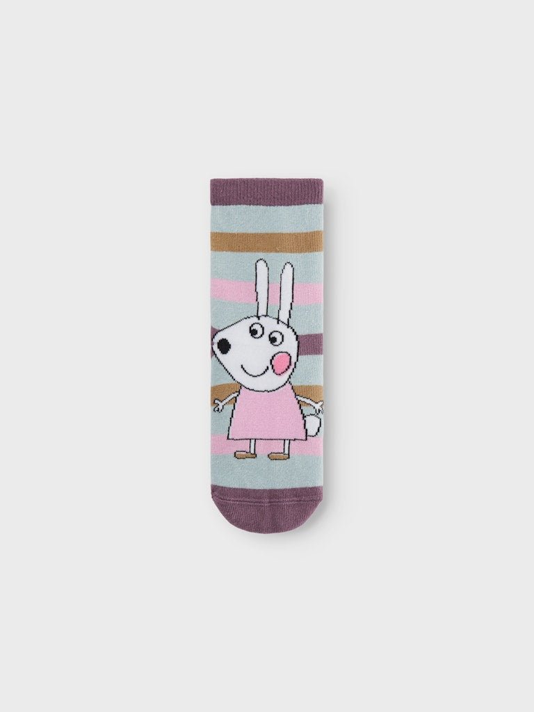 name it mini AMINA PEPPA PIG SOCK - Ether | Torgunns Barneklær AS
