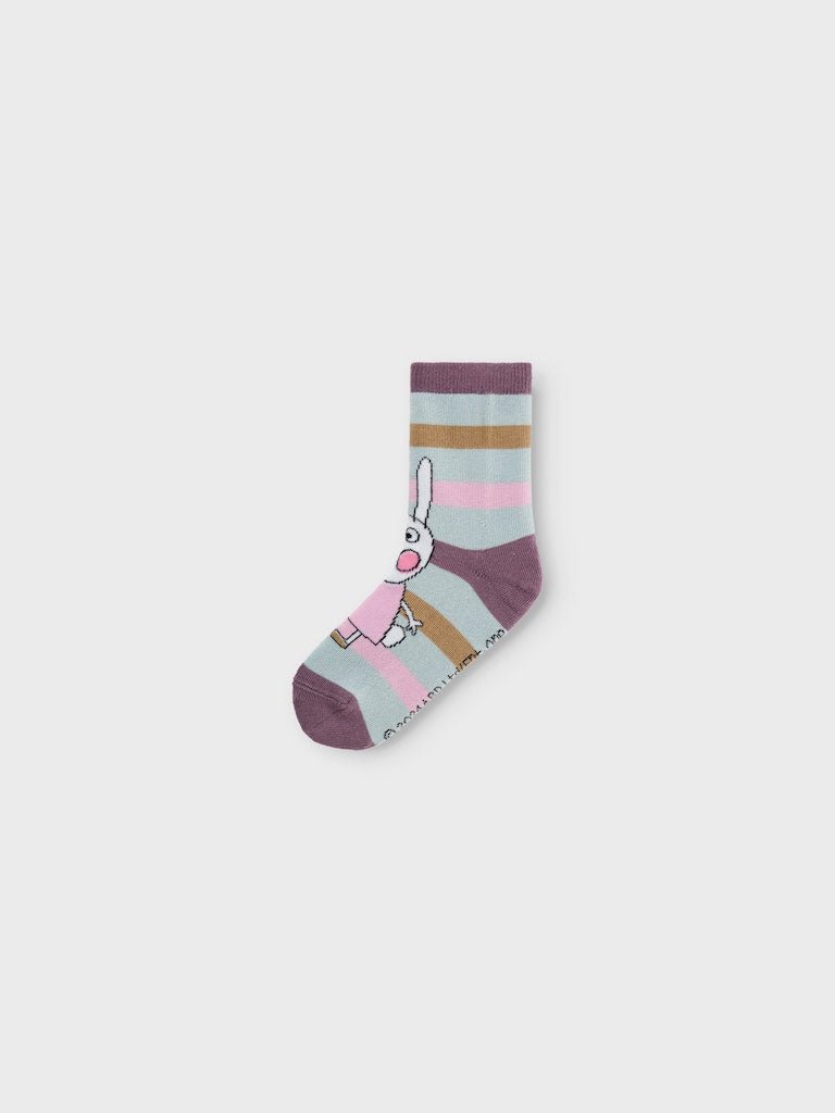 name it mini AMINA PEPPA PIG SOCK - Ether | Torgunns Barneklær AS