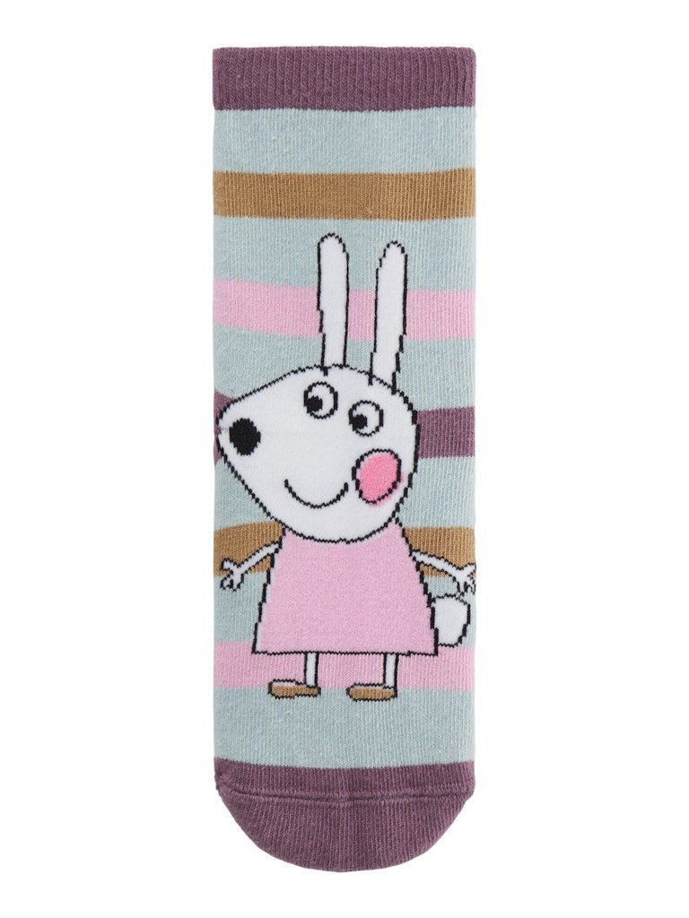 name it mini AMINA PEPPA PIG SOCK - Ether | Torgunns Barneklær AS