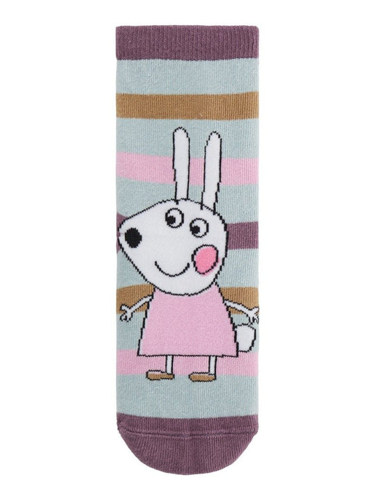 name it mini AMINA PEPPA PIG SOCK - Ether | Torgunns Barneklær AS