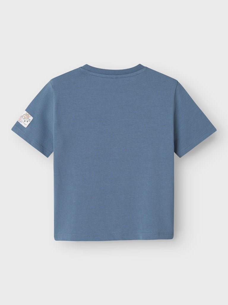 name it mini ARLE PEPPA SS TOP - Blue Mirage | Torgunns Barneklær AS