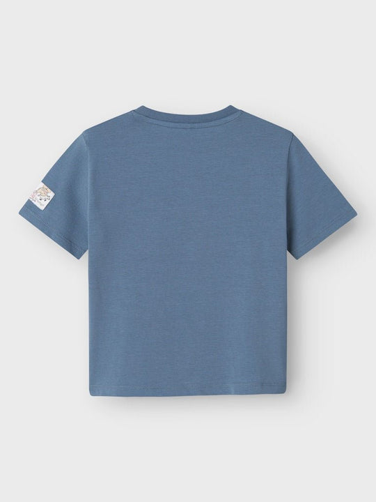 name it mini ARLE PEPPA SS TOP - Blue Mirage | Torgunns Barneklær AS