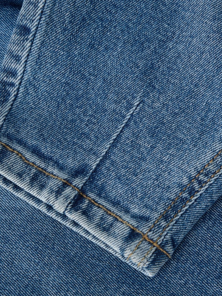 name it mini BELLA Barrel Jeans - Medium Blue Denim | Torgunns Barneklær AS