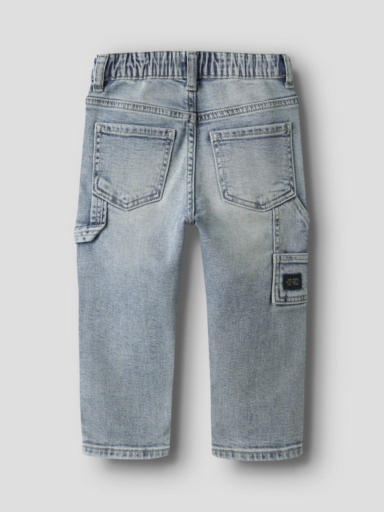 name it mini BEN TAP JEANS NOOS - Vintage Medium Blue Denim | Torgunns Barneklær AS