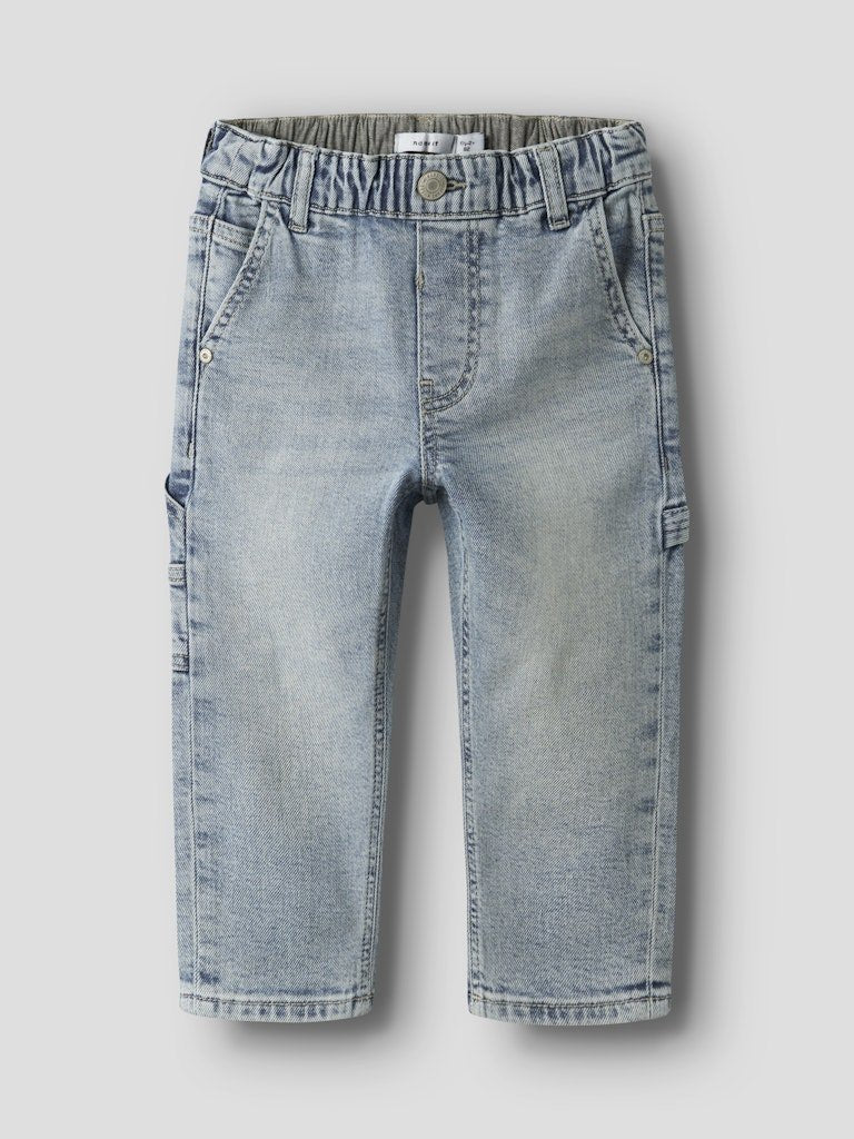name it mini BEN TAP JEANS NOOS - Vintage Medium Blue Denim | Torgunns Barneklær AS