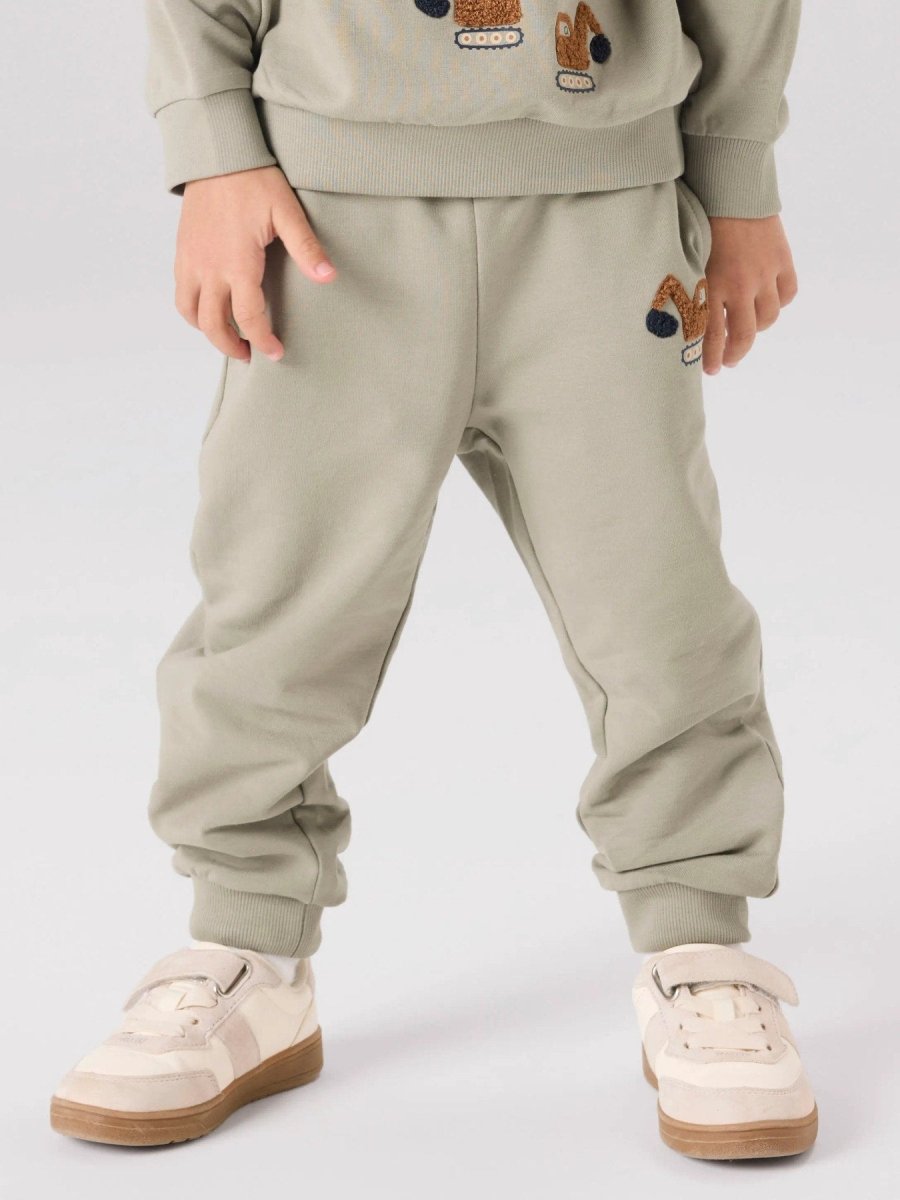 name it mini BERNHARD NREG SWEAT PANT - Shadow | Torgunns Barneklær AS