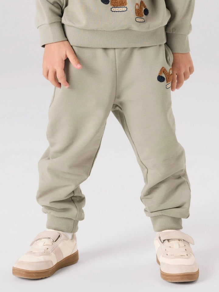 name it mini BERNHARD NREG SWEAT PANT - Shadow | Torgunns Barneklær AS
