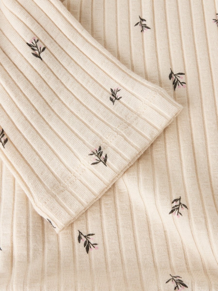 name it mini BESSA SLIM LEGGING - Buttercream | Torgunns Barneklær AS