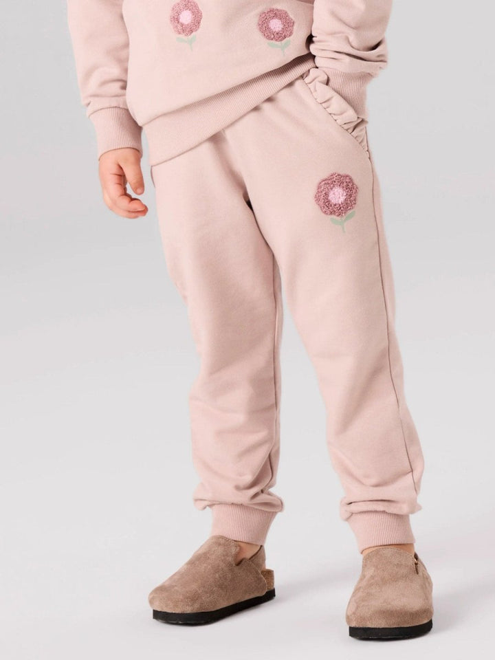 name it mini BRIANA SWEAT PANT - Shadow Gray | Torgunns Barneklær AS