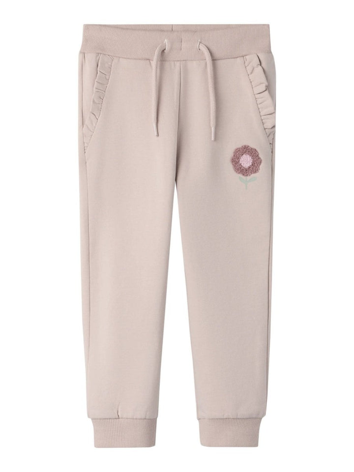 name it mini BRIANA SWEAT PANT - Shadow Gray | Torgunns Barneklær AS