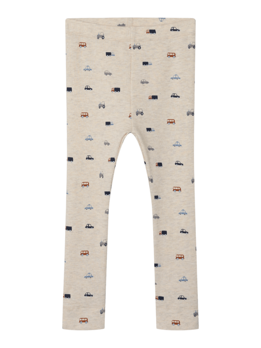 name it mini DABU XSL LEGGING - Peyote Melange | Torgunns Barneklær AS