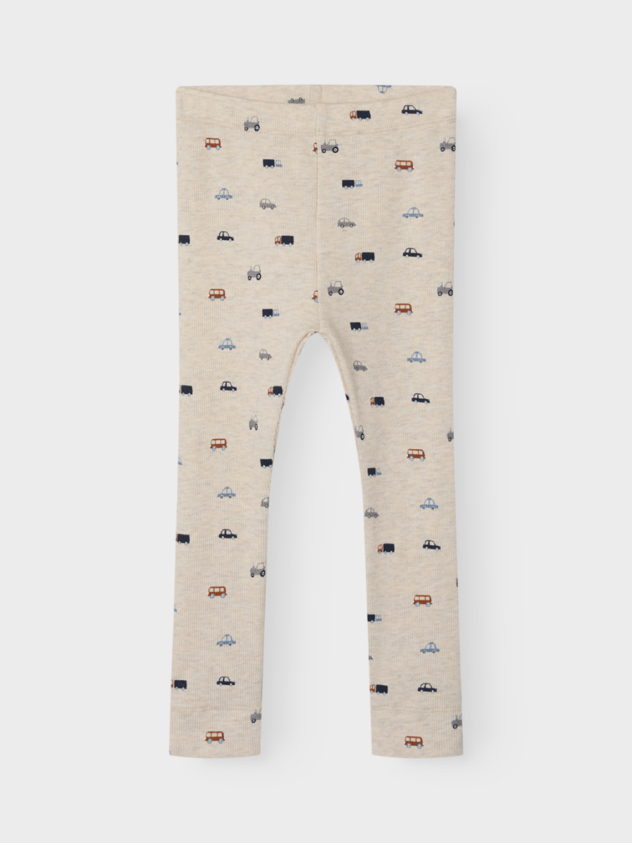 name it mini DABU XSL LEGGING - Peyote Melange | Torgunns Barneklær AS
