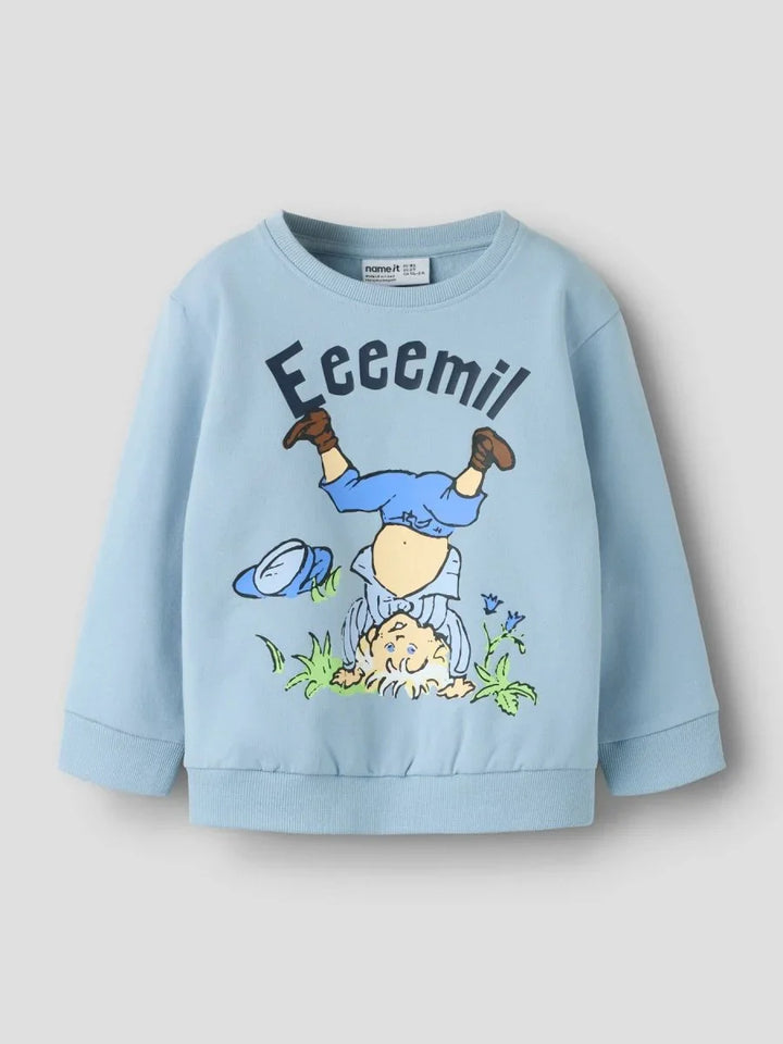 name it mini EMIL I LØNNEBERGET - Blue Fog | Torgunns Barneklær AS