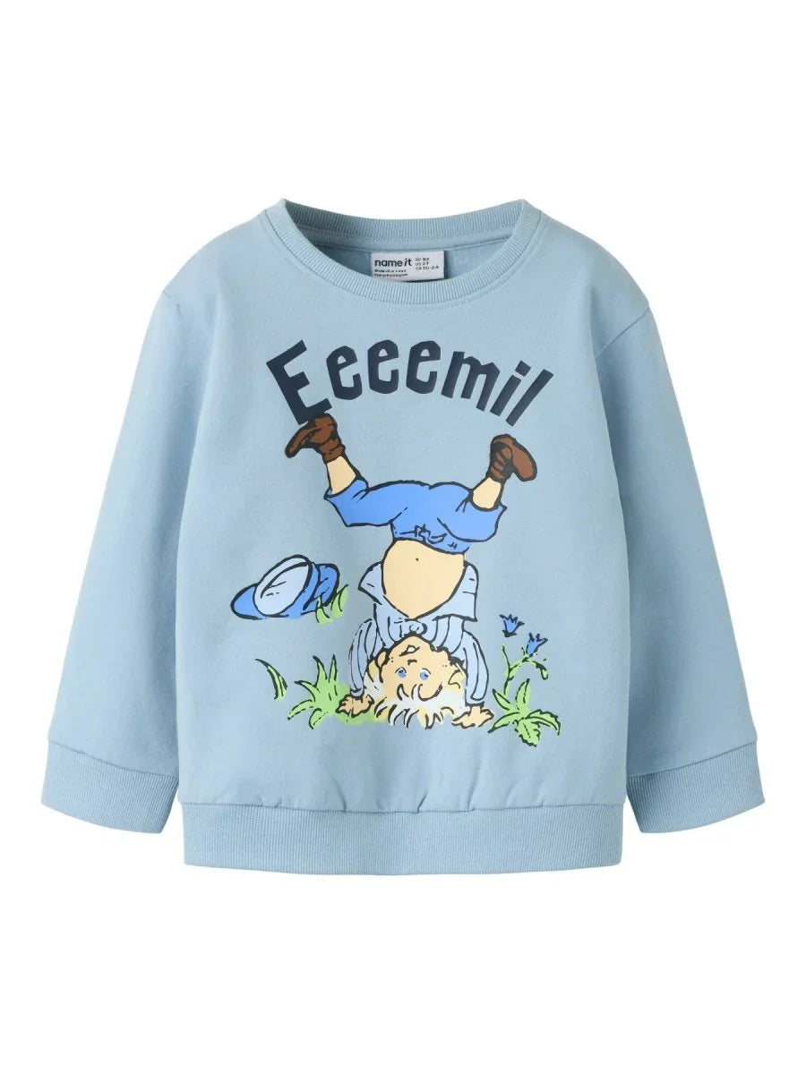 name it mini EMIL I LØNNEBERGET - Blue Fog | Torgunns Barneklær AS