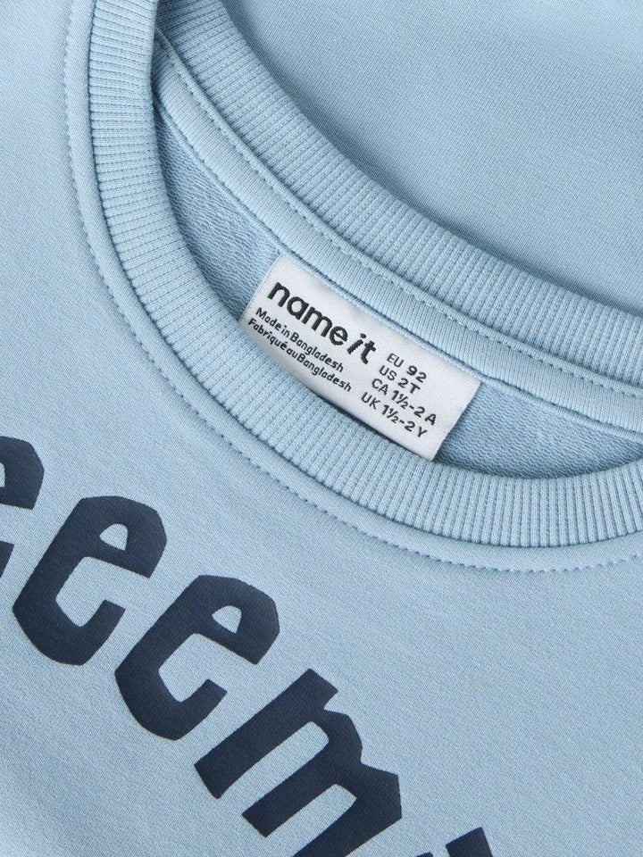 name it mini EMIL I LØNNEBERGET - Blue Fog | Torgunns Barneklær AS