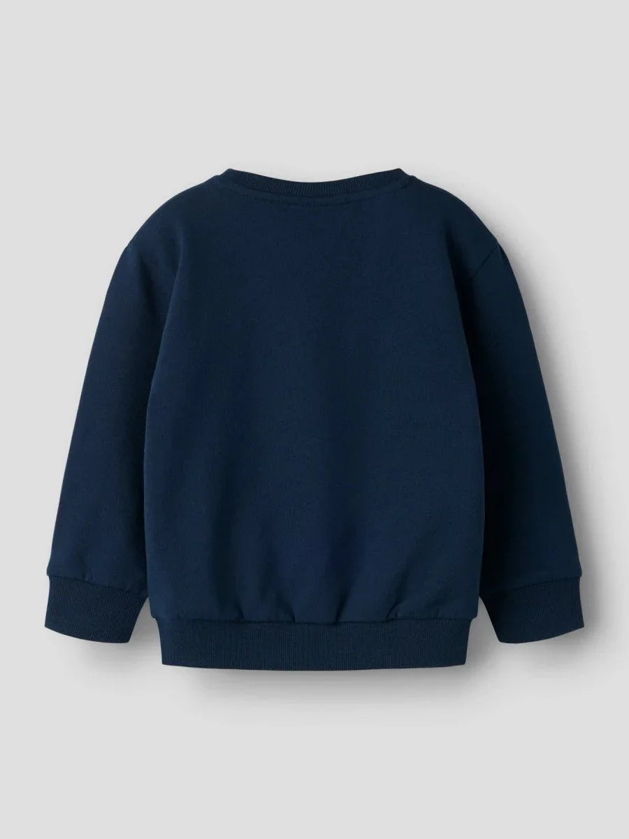 name it mini EMIL I LØNNEBERGET genser - Navy Blazer | Torgunns Barneklær AS