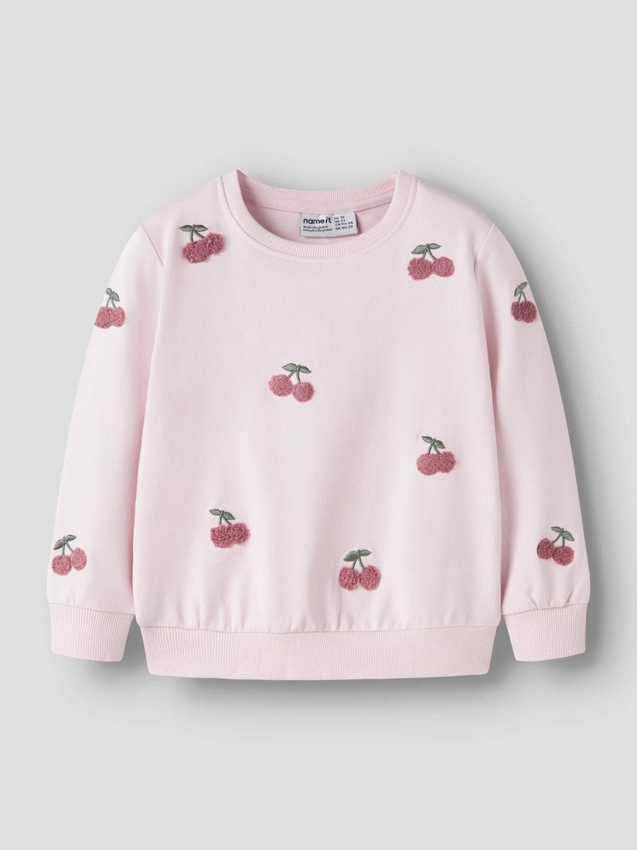 name it mini FAIRY LS LIGHT SWEAT - Cradle Pink | Torgunns Barneklær AS