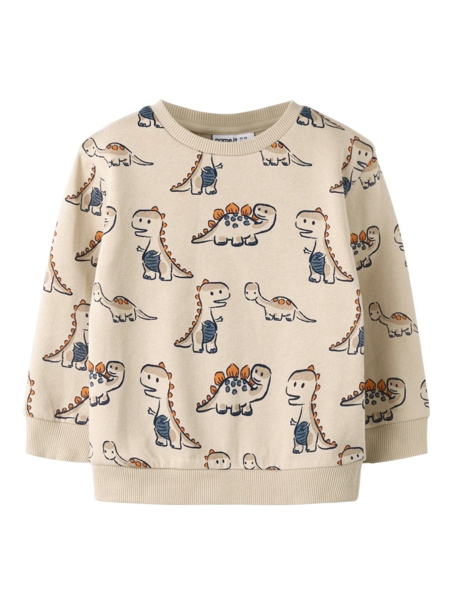 name it mini FIDINO LS SWEAT - Peyote | Torgunns Barneklær AS