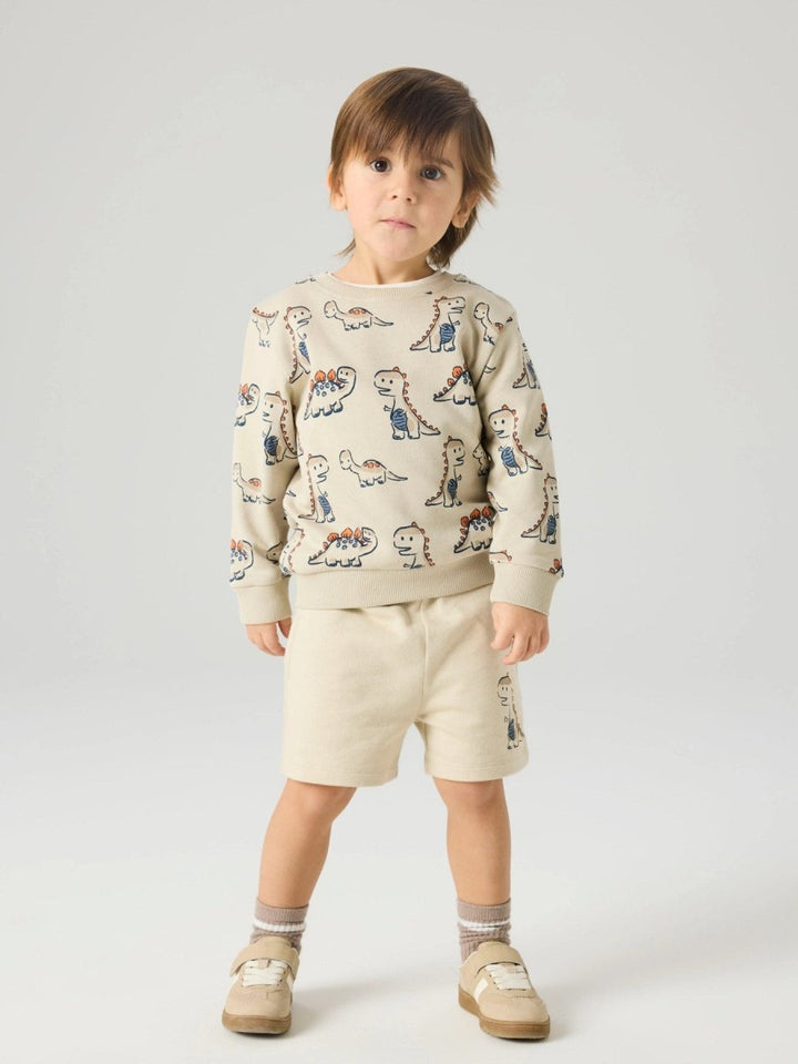 name it mini FIDINO SWEAT SHORTS - Peyote | Torgunns Barneklær AS